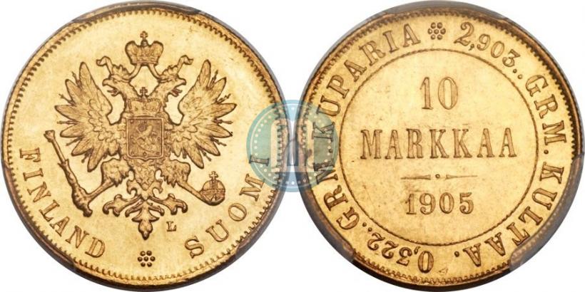 Picture 10 markkaa 1905 year L 