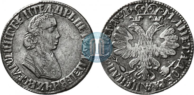 Picture Poltina 1705 year  "Portrait by F. Alekseev"
