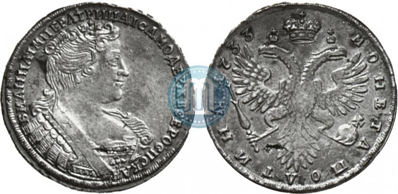 Picture Poltina 1733 year  