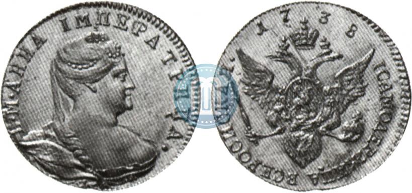 Picture 1 ducat 1738 year  