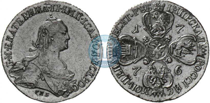 Фото 10 рублей 1776 года СПБ 