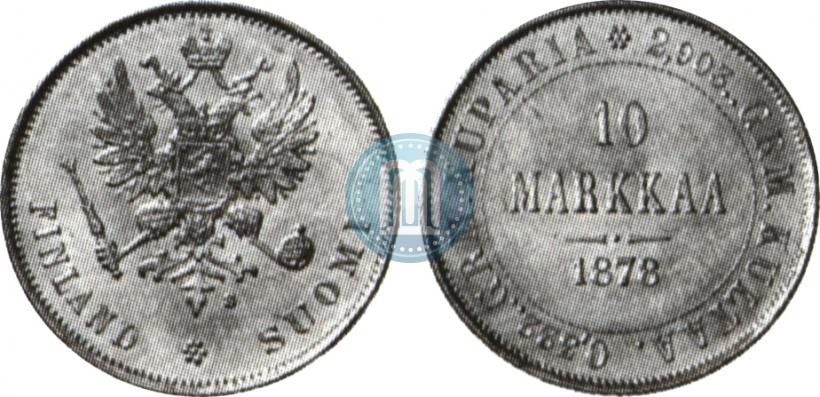 Picture 10 markkaa 1878 year S 