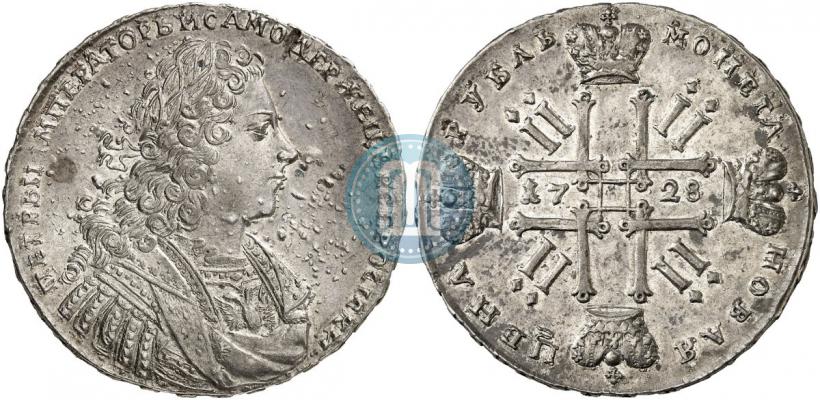 Picture 1 rouble 1728 year  "Type of 1728"
