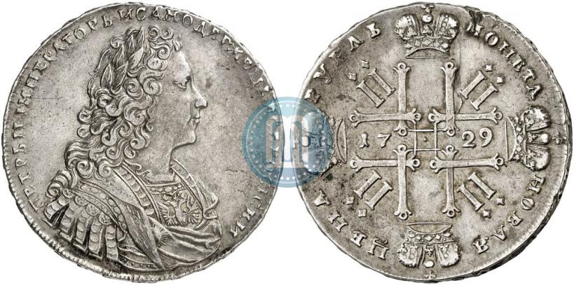 Picture 1 rouble 1729 year  "Type of 1728"