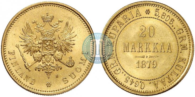 Picture 20 markkaa 1879 year S 