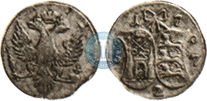 Фото 2 копейки 1757 года  "Ливонез"