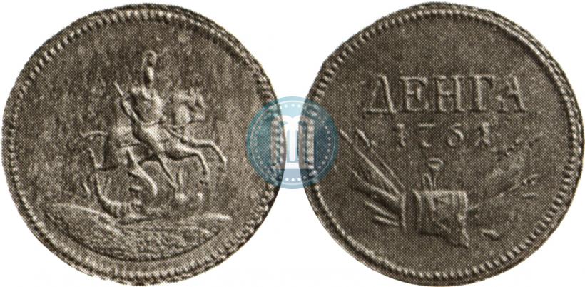 Picture Denga 1761 year  "Pattern"