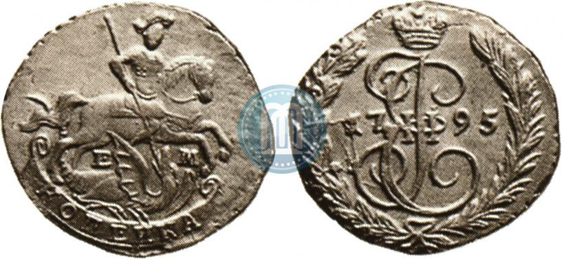 Picture 1 kopeck 1795 year ЕМ 