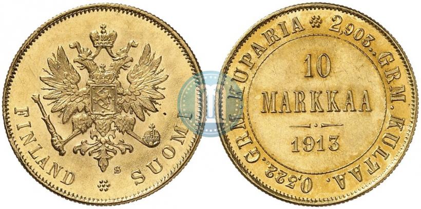 Picture 10 markkaa 1913 year S 