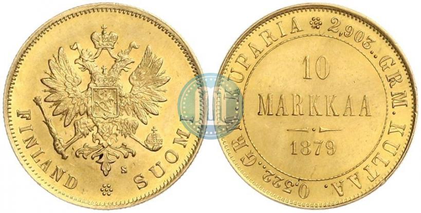 Picture 10 markkaa 1879 year S 