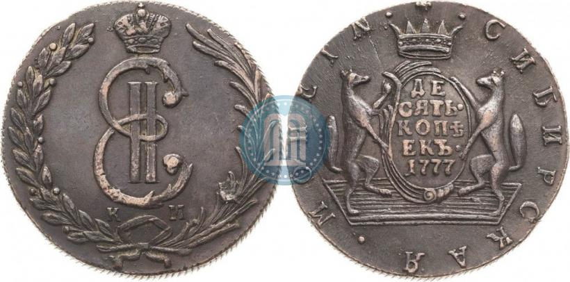 Picture 10 kopecks 1777 year КМ 
