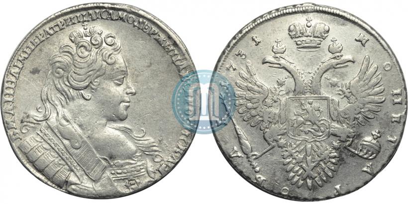 Фото 1 рубль 1731 года  