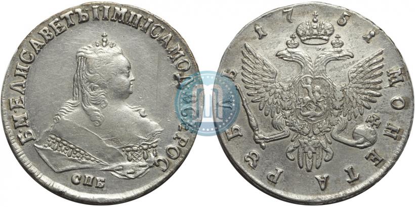 Picture 1 rouble 1751 year СПБ 