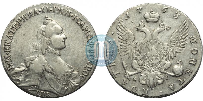 Picture Poltina 1763 year СПБ-ЯI 