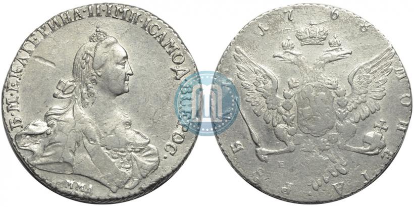 Picture 1 rouble 1768 year ММД-EI 