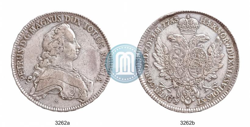 Picture Thaler 1753 year P "Albertusthaler"