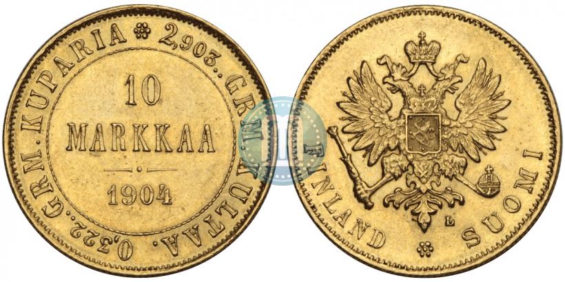 Фото 10 марок 1904 года L 