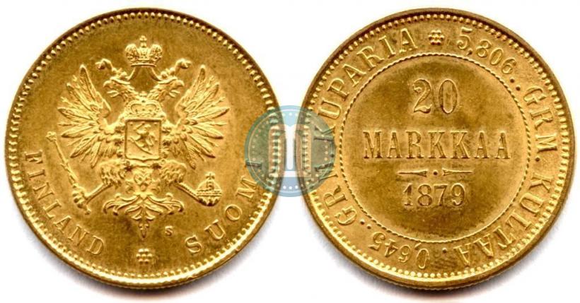 Picture 20 markkaa 1879 year S 