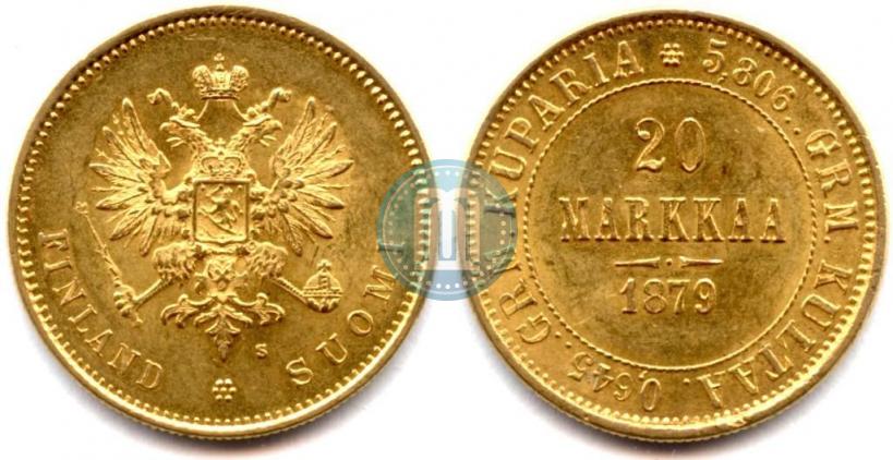 Picture 20 markkaa 1879 year S 