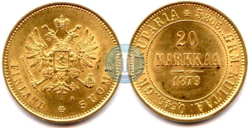 Picture 20 markkaa 1879 year S 