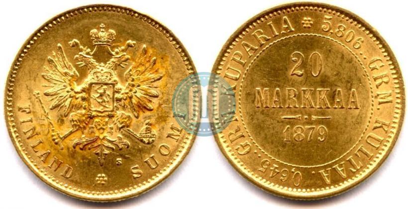Picture 20 markkaa 1879 year S 