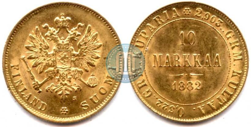 Picture 10 markkaa 1882 year S 