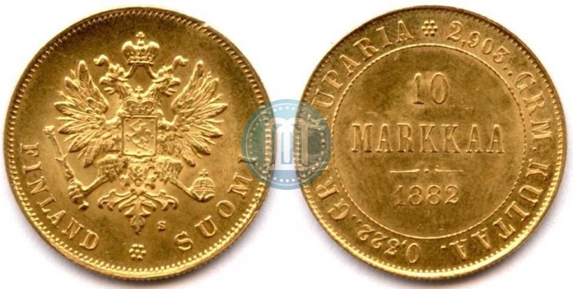 Фото 10 марок 1882 года S 