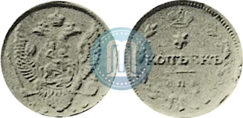 Picture Token coin on 5 kopecks flan 1810 year  "Ivan Nevedomsky's"