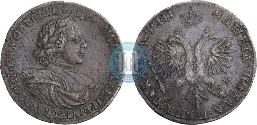 Picture 1 rouble 1718 year OK-L 