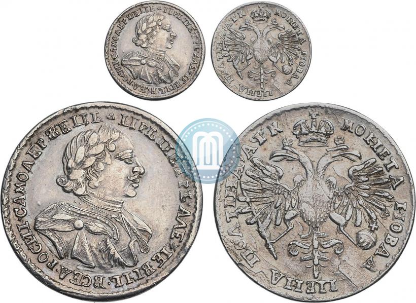 Picture Poltina 1720 year  "Portrait in armour"