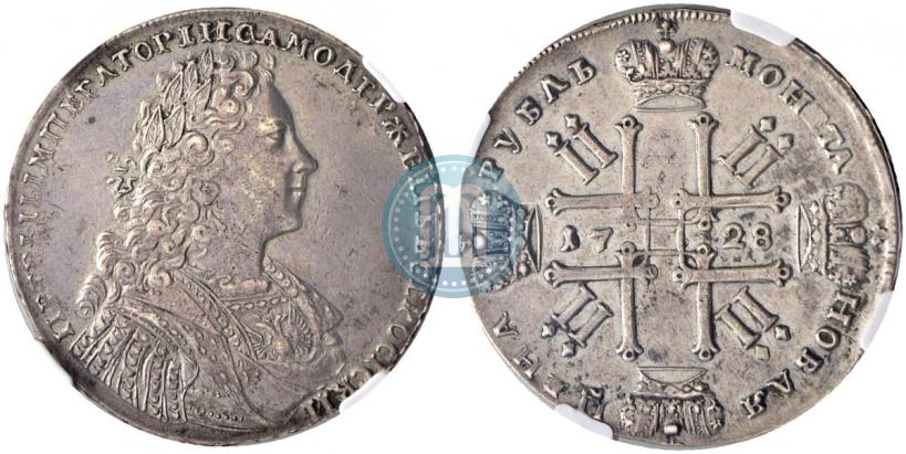 Picture 1 rouble 1728 year  "Type of 1728"
