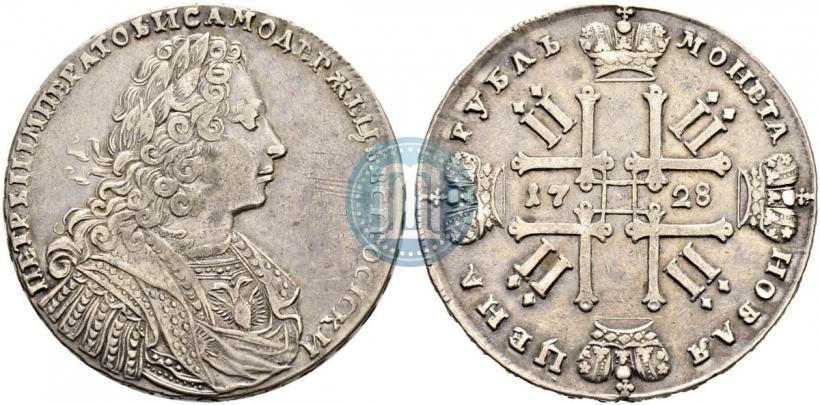 Picture 1 rouble 1728 year  "Type of 1728"