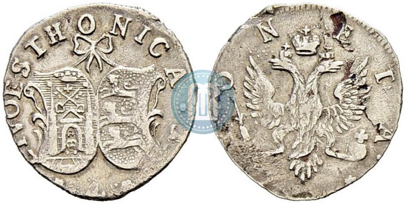 Фото 4 копейки 1757 года  "Ливонез"