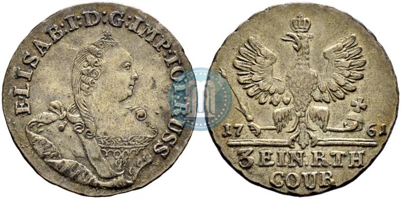 Picture 1/3 Thaler 1761 year  