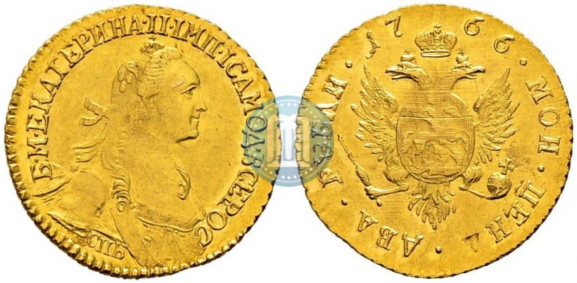 Picture 2 roubles 1766 year СПБ 
