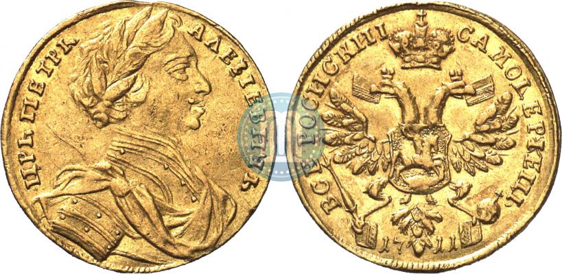 Picture 1 ducat 1711 year  