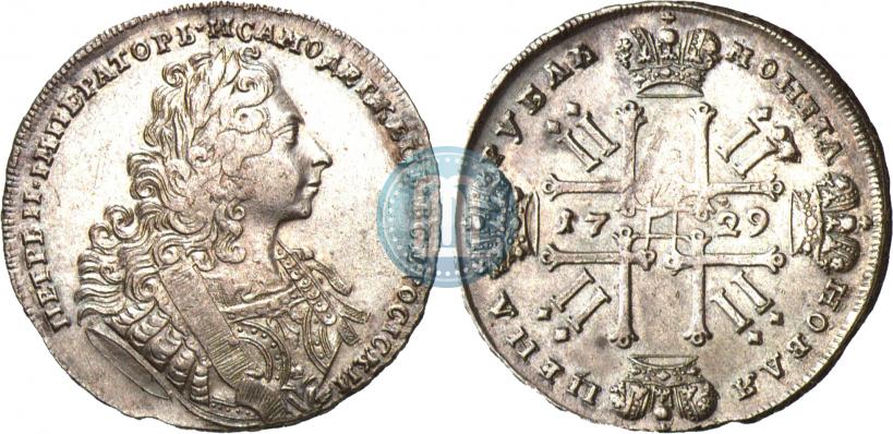 Picture 1 rouble 1729 year  "Type of 1729"