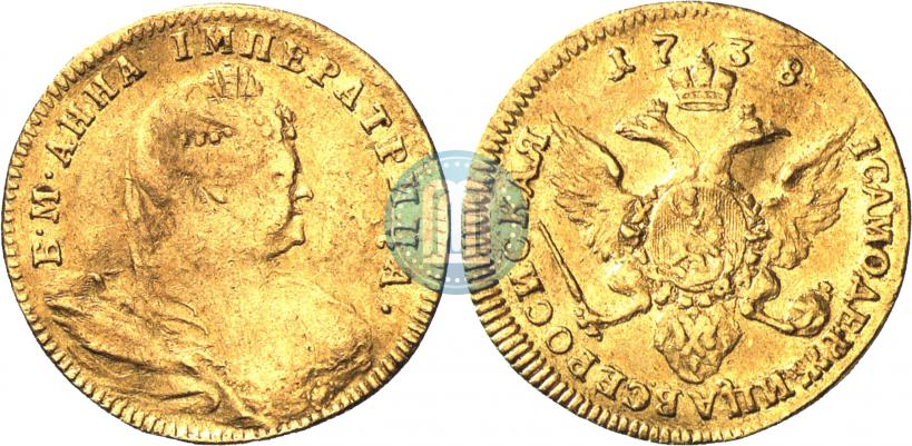 Picture 1 ducat 1738 year  