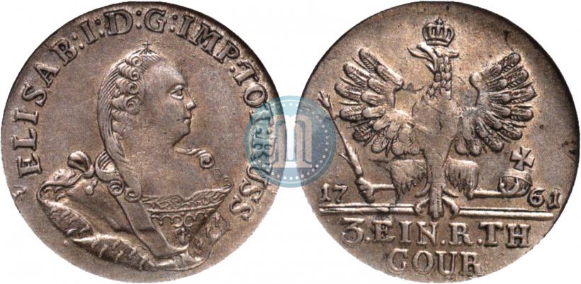 Picture 1/3 Thaler 1761 year  