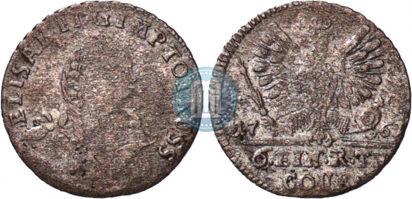 Picture 1/6 Thaler 1761 year  