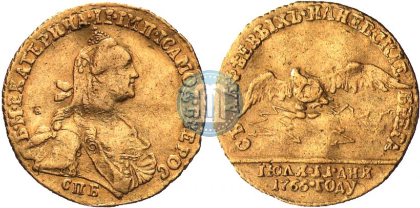 Фото Жетон 1766 года  "В память придворной карусели"