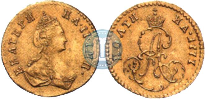 Фото Полтина 1777 года  