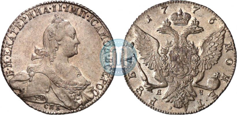 Picture 1 rouble 1776 year СПБ-ЯЧ 