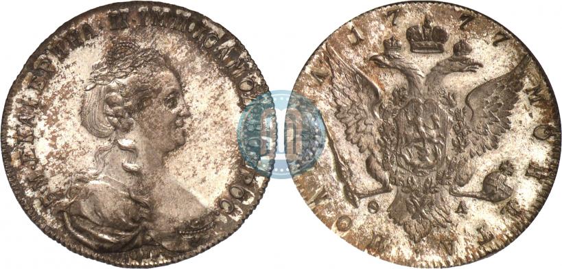 Фото Полтина 1777 года СПБ-ФЛ 