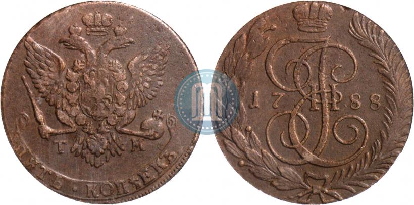 Picture Polushka 1782 year КМ 