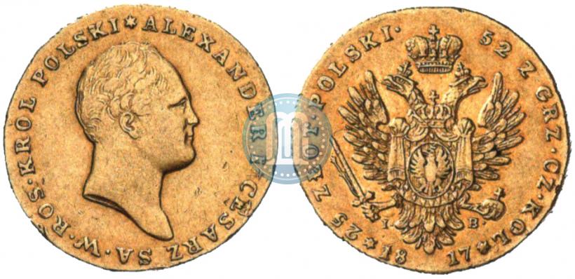 Picture 25 złotych 1817 year IB 