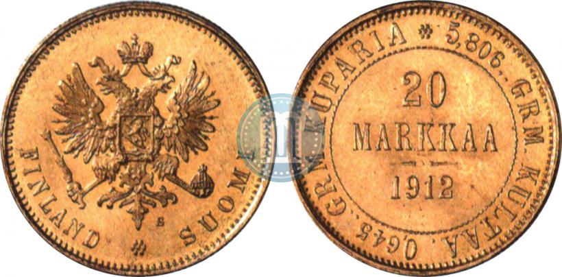 Picture 20 markkaa 1912 year S 