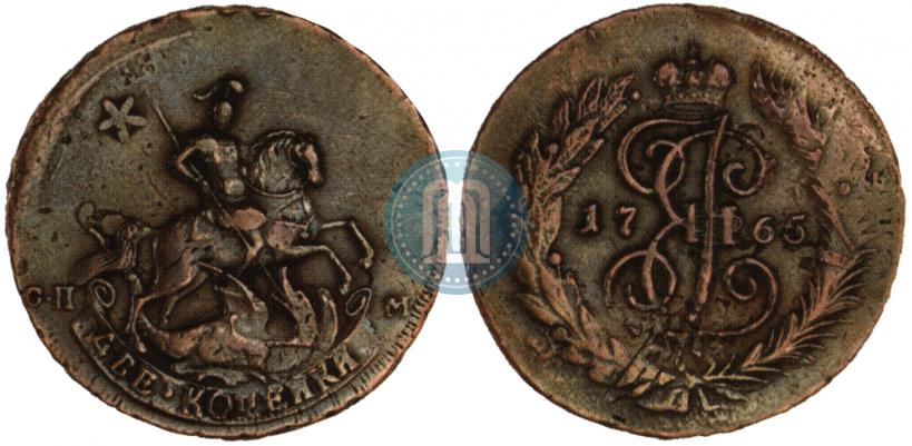 Picture 2 kopecks 1765 year СПМ 