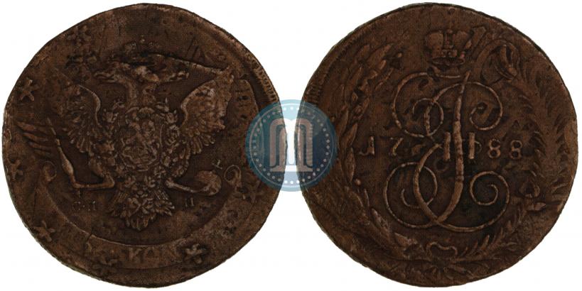 Фото 5 копеек 1788 года СПМ 