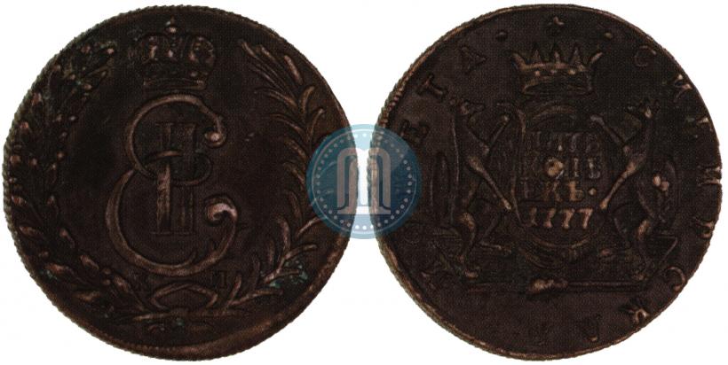 Фото 5 копеек 1777 года КМ 